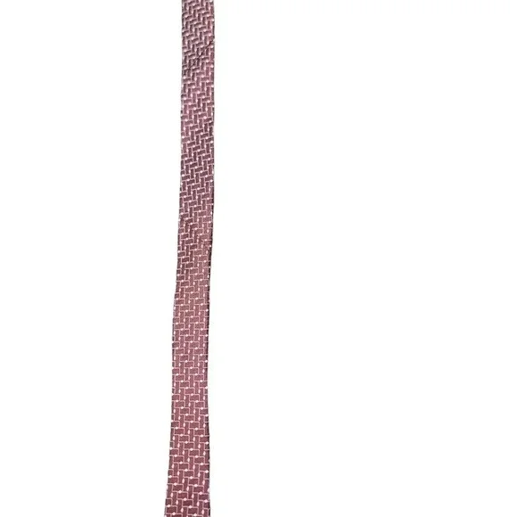 GRENADIER LONDON MENS DARK BURGUNDY SILK TIE - Picture 6 of 7